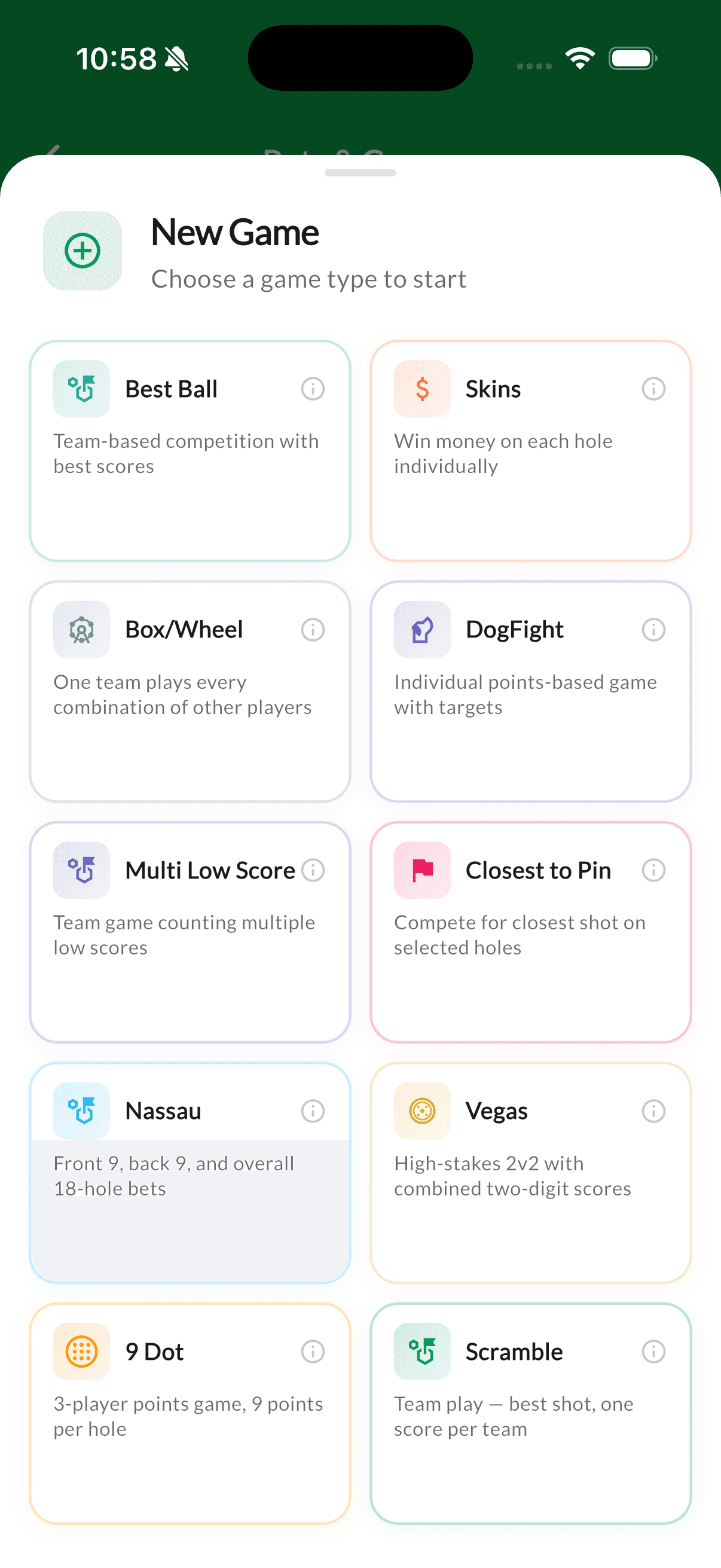 Multiple Game Formats